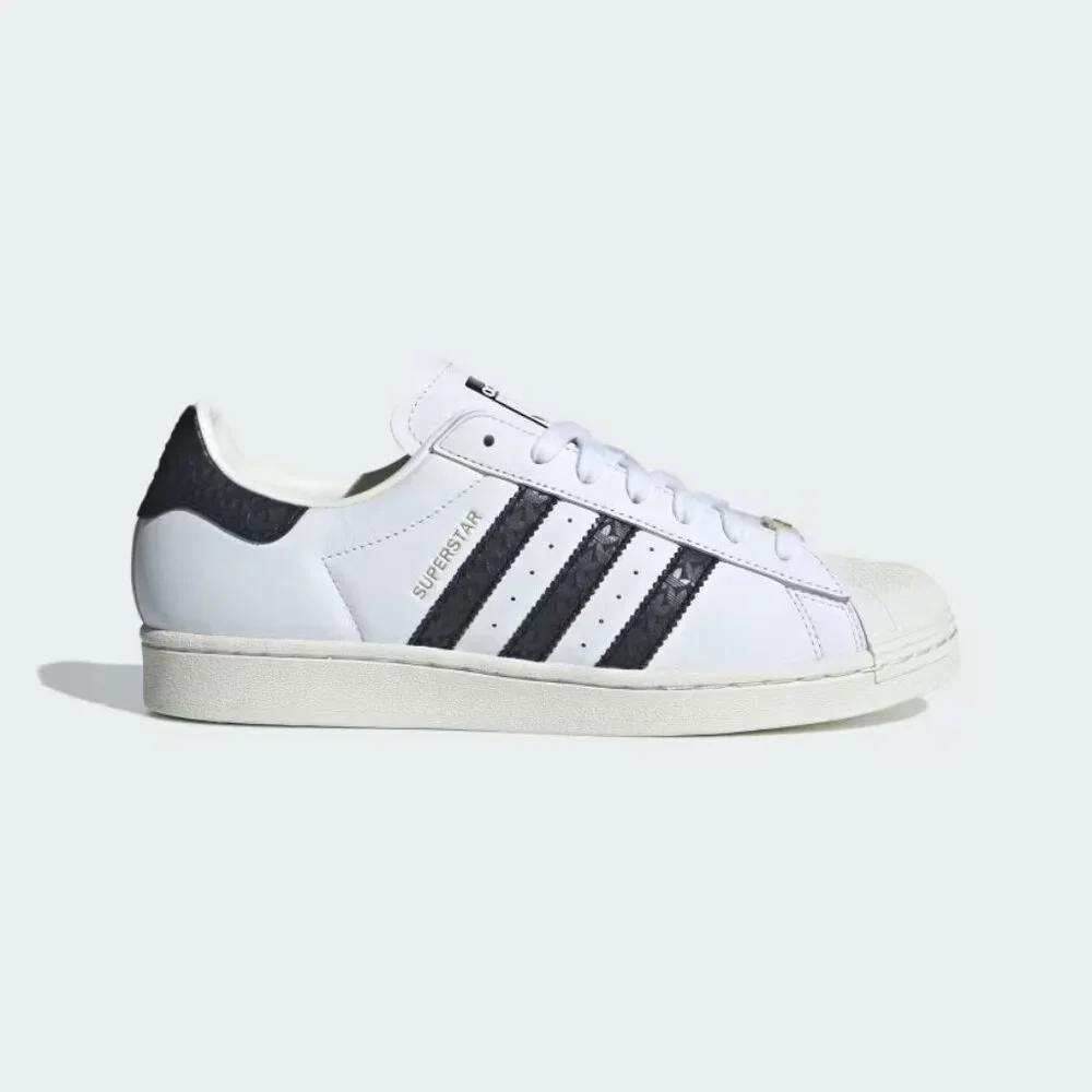 Adidas Men's White Superstar 789002 Low Top Athletic‎ Sneaker Shoes Size 7.5
